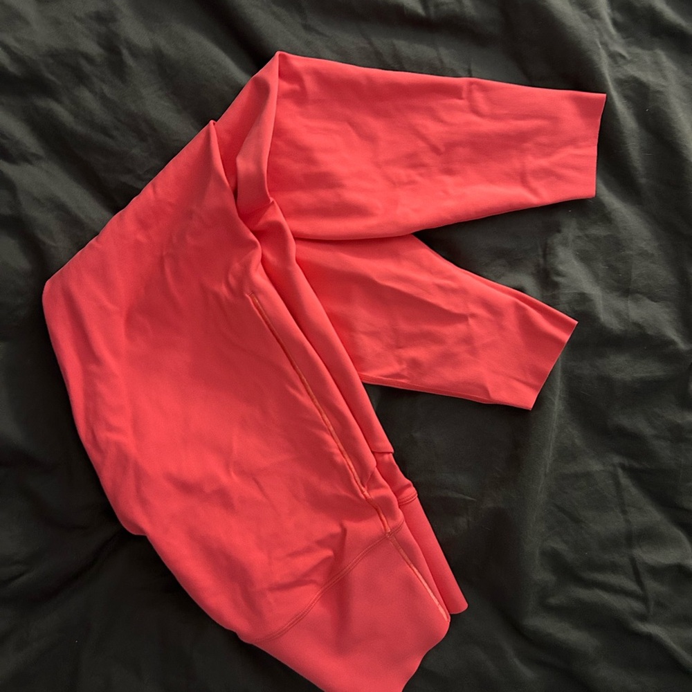 Vibrant Coral Leggings